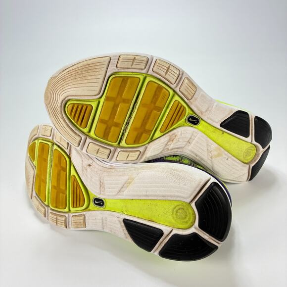 Nike Lunarglide+ 5 Neon Green Purple Running Shoes 629484-991 Women's Size 8.5 - Picture 8 of 10